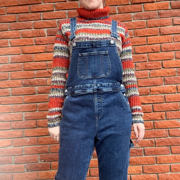 LL Bean denim overalls - Picture 1 of 14